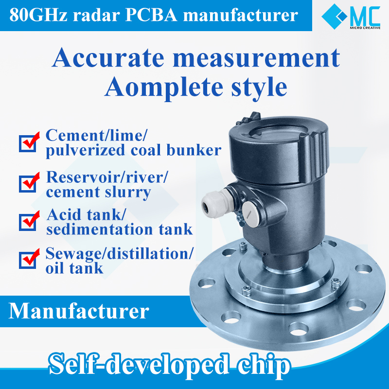 High Accuracy 80GHz Milimeter Wave Radar Level Transmitter Meter Universal Antenna