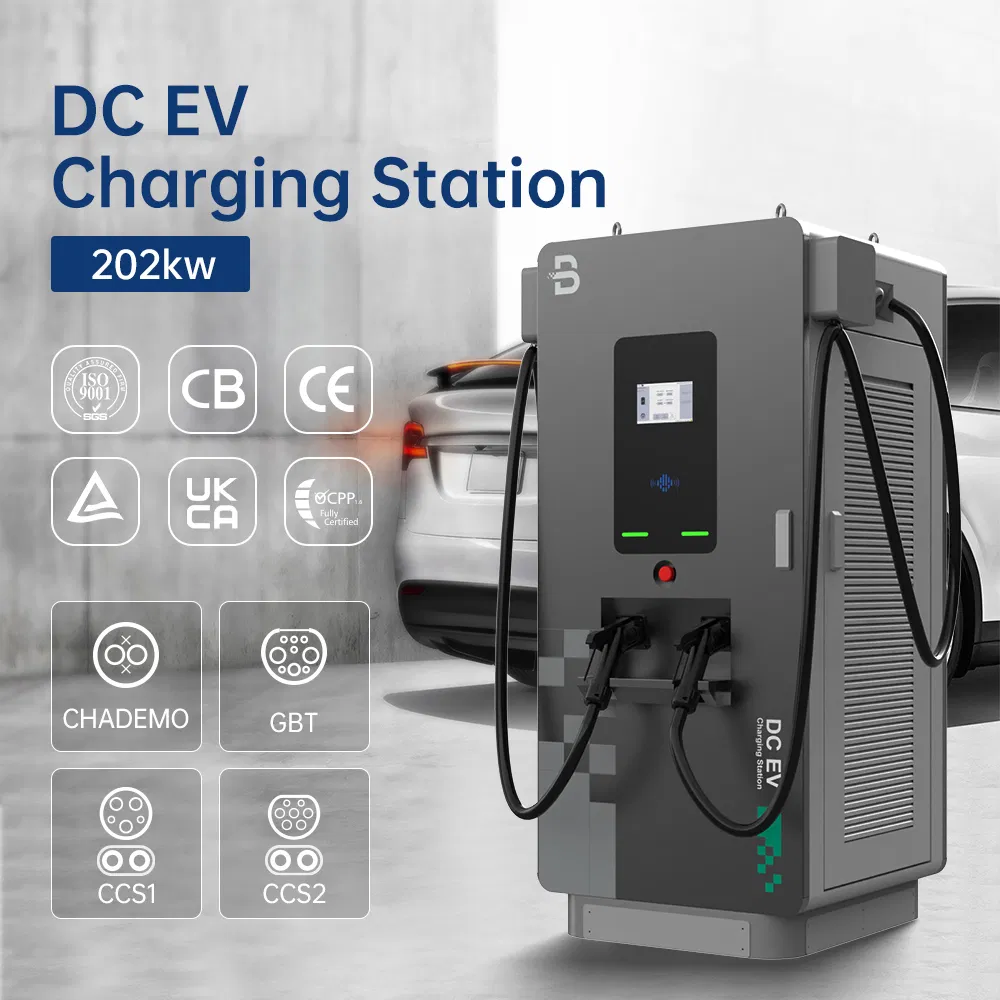 Beny 202kw Level 3 3 Phase 400V Car EV DC Charging Stations Electric Car Charger for Commercial Public Use