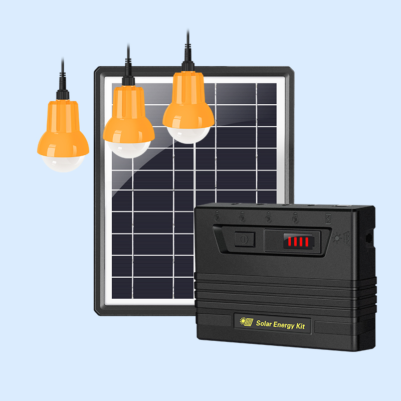 Solar Lighting System Sf-903/904 with 7.4V Li-ion Battery, Smart Indicator and Mobile Charging