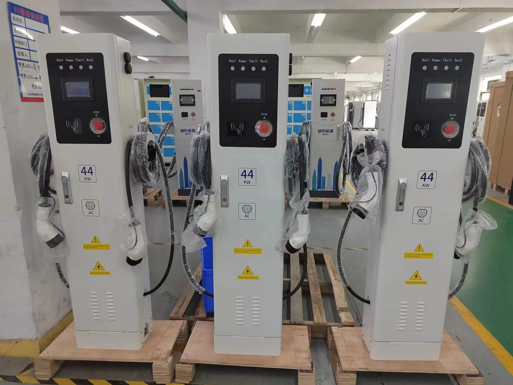 44kw AC Type1 Car Charging Station Type2 EV Charger with CE RoHS TUV ETL Workplace EV Charging Stations AC Fast Charger on-Grid