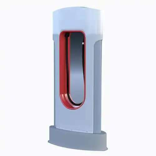 Customized Sheet Metal Fabrication of Fast Installation EV Charger Enclosure