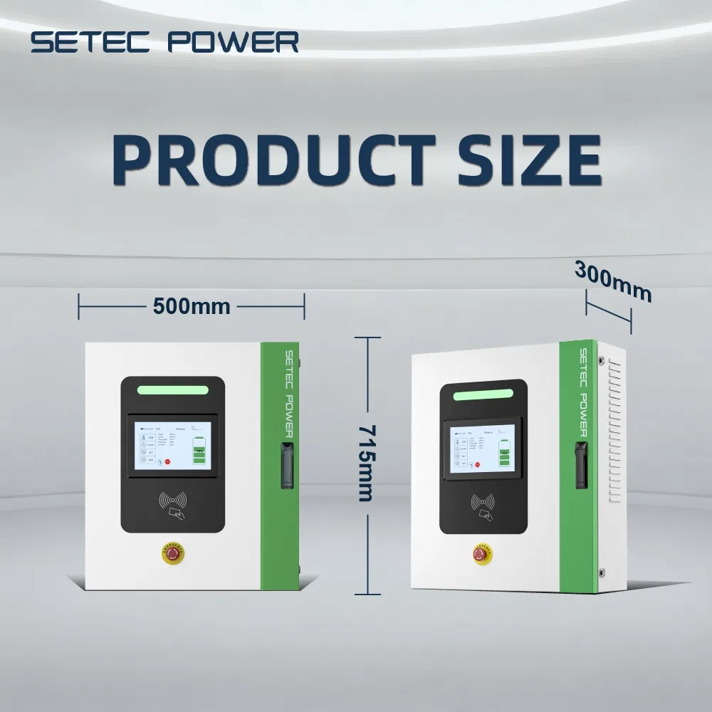 Home Level 3 Fast Ev Charger Station 10-60kW Wall-Box DC Electric Vehicle Charging Station