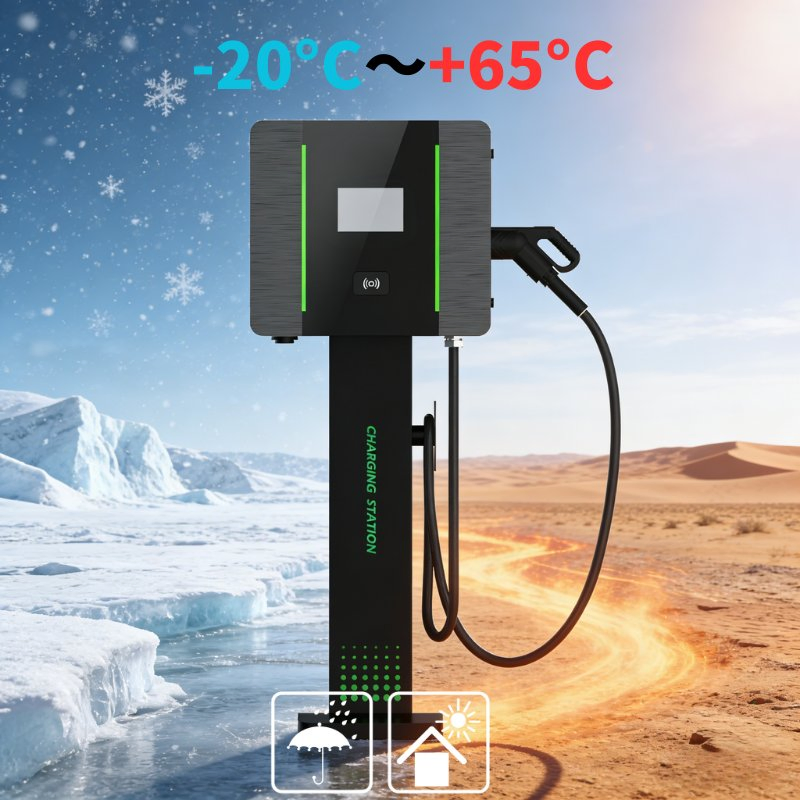 Versatile 20kw-40kw Public DC EV Charger Charging Station with RFID and Ethernet Support