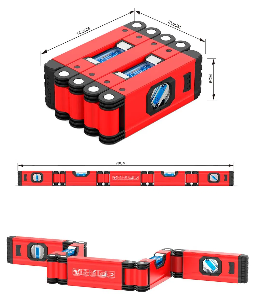 Multi-Function Foldable Level