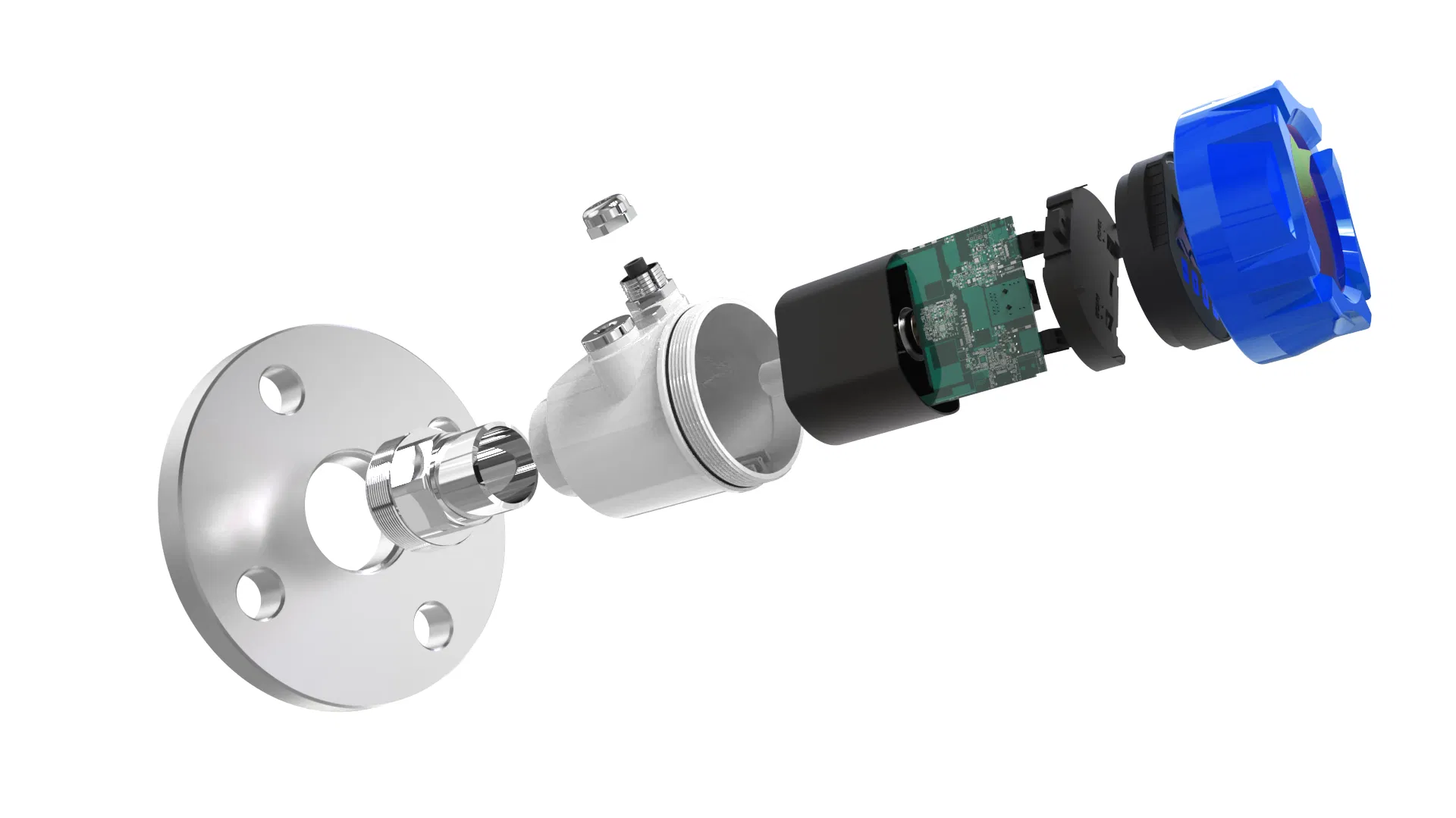 High-Precision 80 GHz Radar Level Meter Accurate and Reliable Measurement for Liquids and Solids
