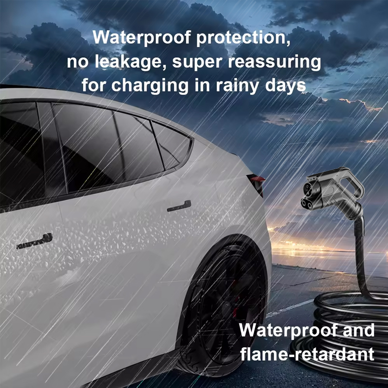 J1772 Combo (CCS1) DC Fast Charger Cable – Heavy Duty EV Charging Connector for Public Stations