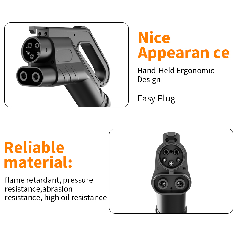 J1772 Combo (CCS1) DC Fast Charger Cable – Heavy Duty EV Charging Connector for Public Stations