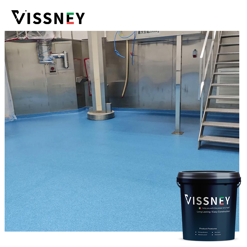 Glossy House Paint Epoxy Floor Coating Self Leveling Flooring Custom Color Commercial-Grade