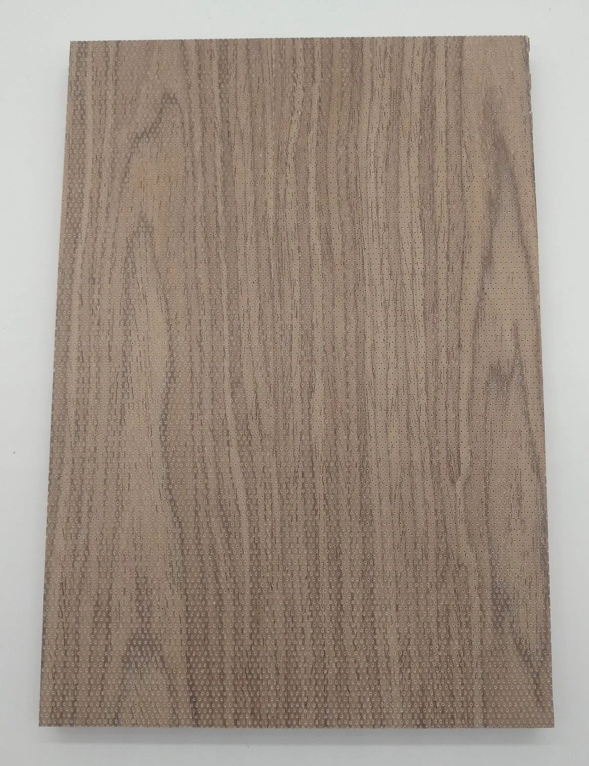 Natural Veneer 2/2/0.4mm Micro Perforated Acoustic Board Interior Wall Soundproofing Building Material