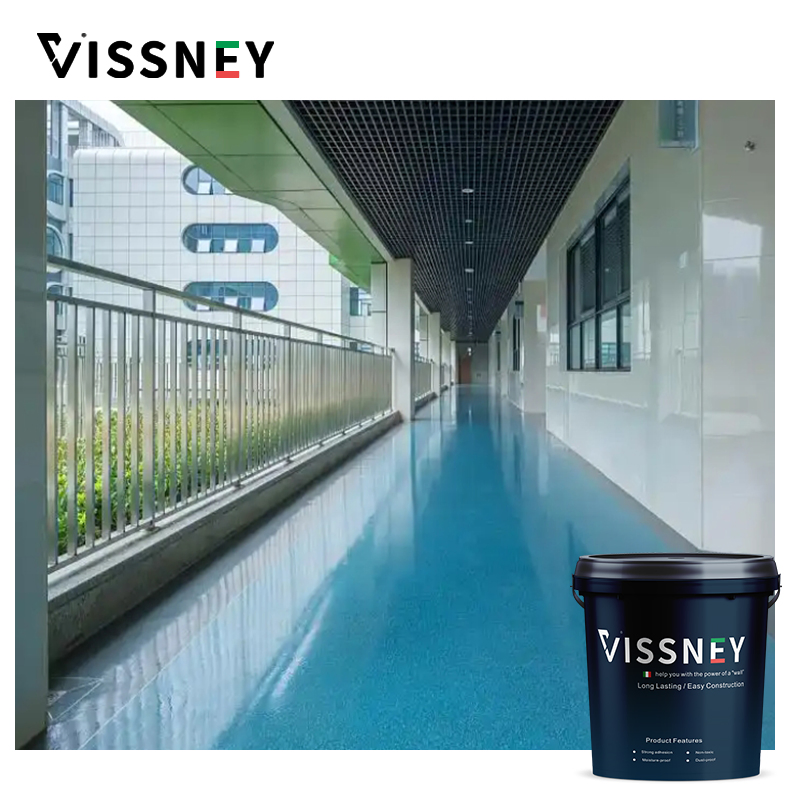 Heavy-Duty Epoxy Resin Epoxy Floor Coating Self Leveling Flooring Anti-Slip Smooth Finish Anti-Slip