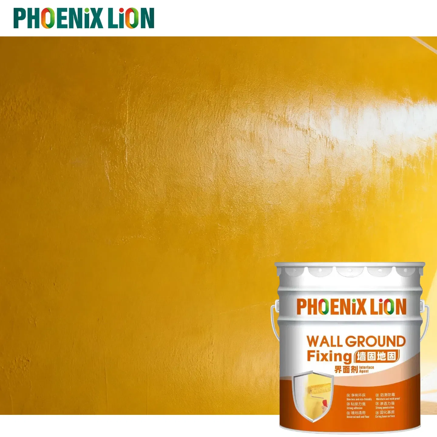Phoenix Lion Antiseptic Paint Leveling Agent for Wall Interface