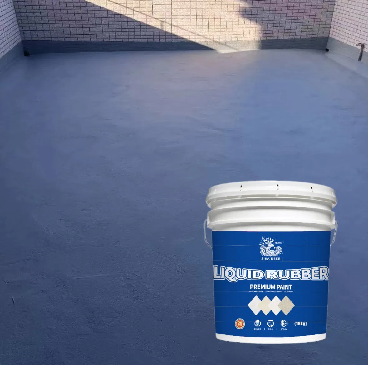 Liquid Rubber Polyurethane Coatings for Roof Waterproofing