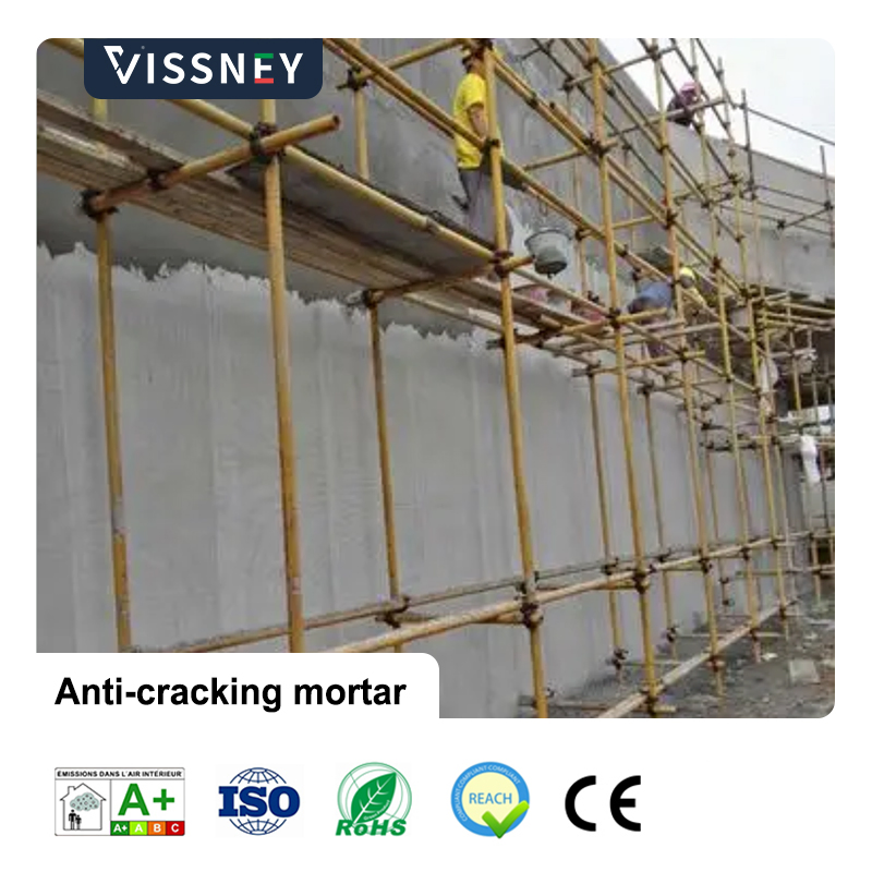 Vissney Innovative Anti Crack Mortar for Effective Interior and Exterior Wall Protection Solutions