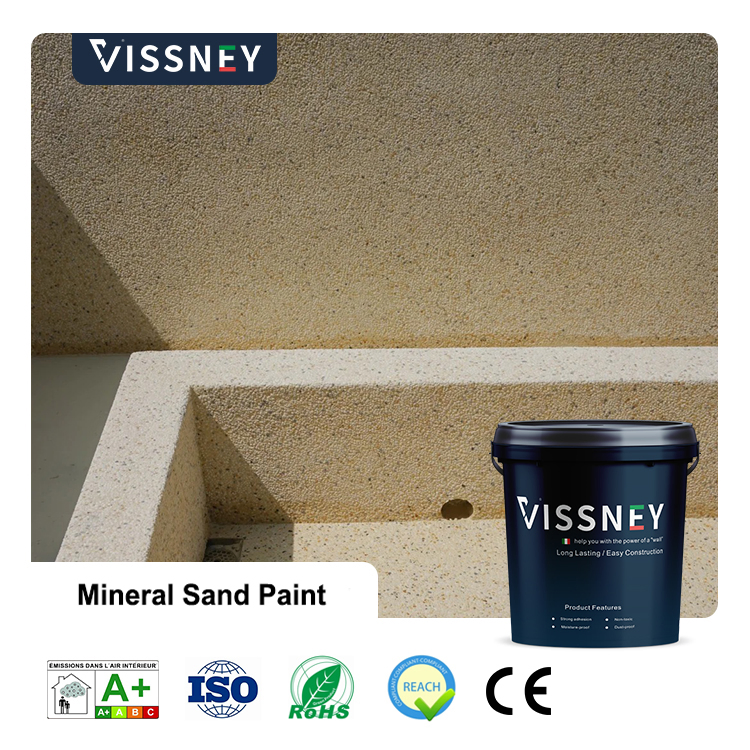 Vissney Epoxy Terrazzo Flooring: Epoxy Resin Grindstone Floor Paint Coating