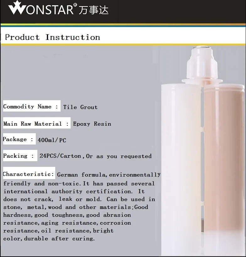 Non-Shrink Epoxy Tile Grout Sealer