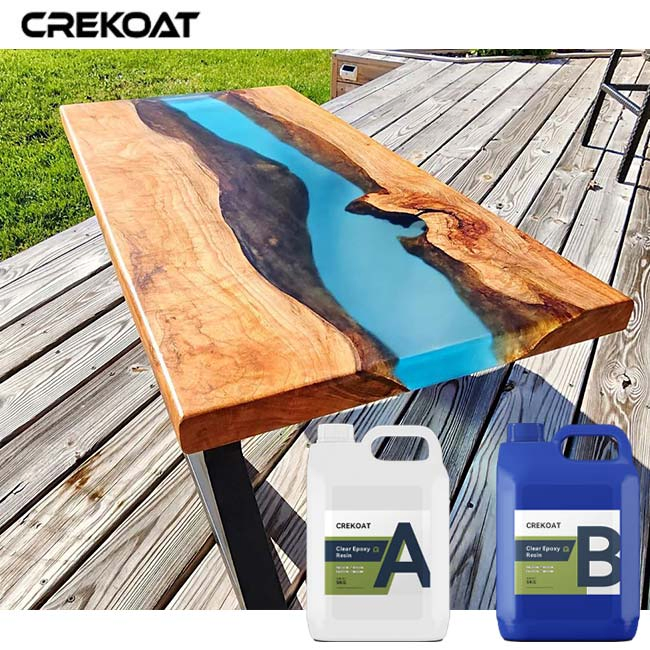 UV Resistant Clear Liquid Pure Epoxy Resin for Floor Art Molds Tables