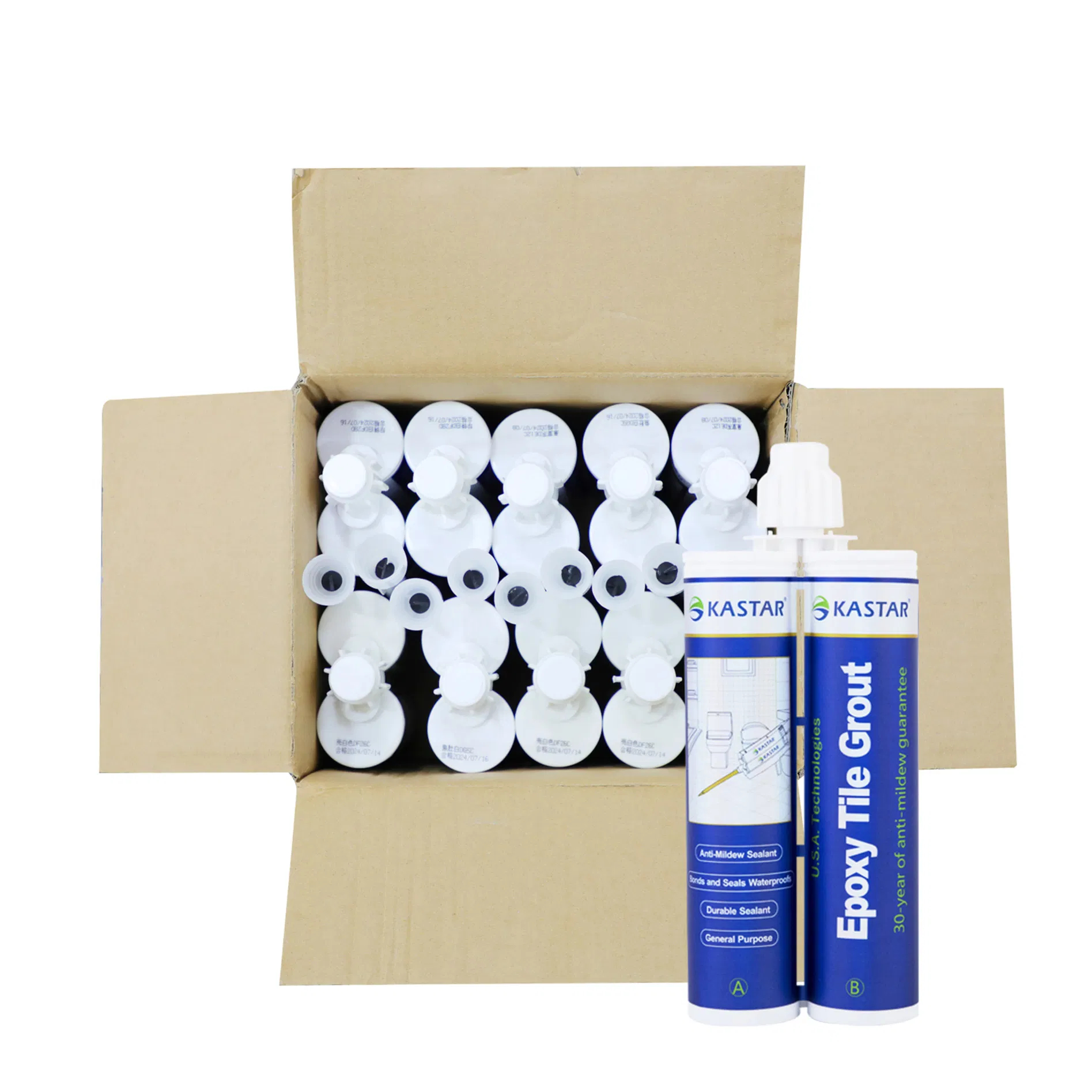 Black Pearl Color Non Shrink Mildew Proof Epoxy Grout Tile Adhesive for Living Room Gap Filling