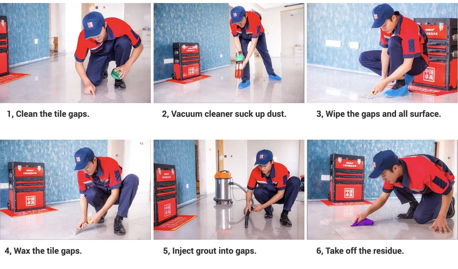 Non-Shrink High Adhesion Fast Curing Durable Foyer Grout Repair Epoxy Grout Ceramic Tile Joint