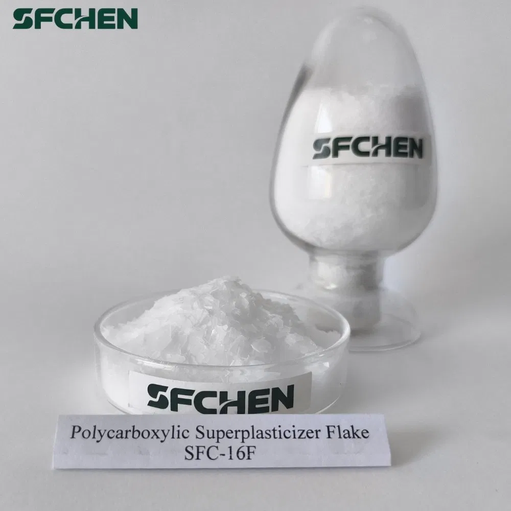 Sfc-16f Water Reducing and Slump Retaining PCE Flake Polycarboxylic Acid Concrete Admixture