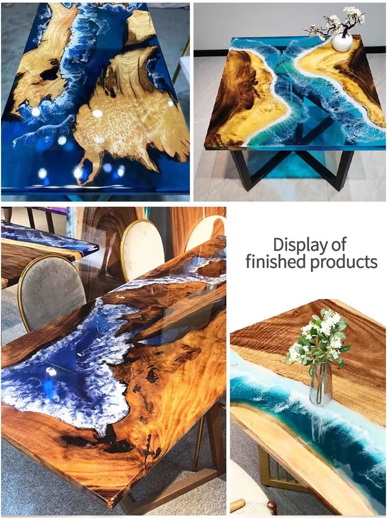 Multi Purpose Non Toxic Epoxy Resin Adhesive for DIY Resin Furniture with Self Leveling