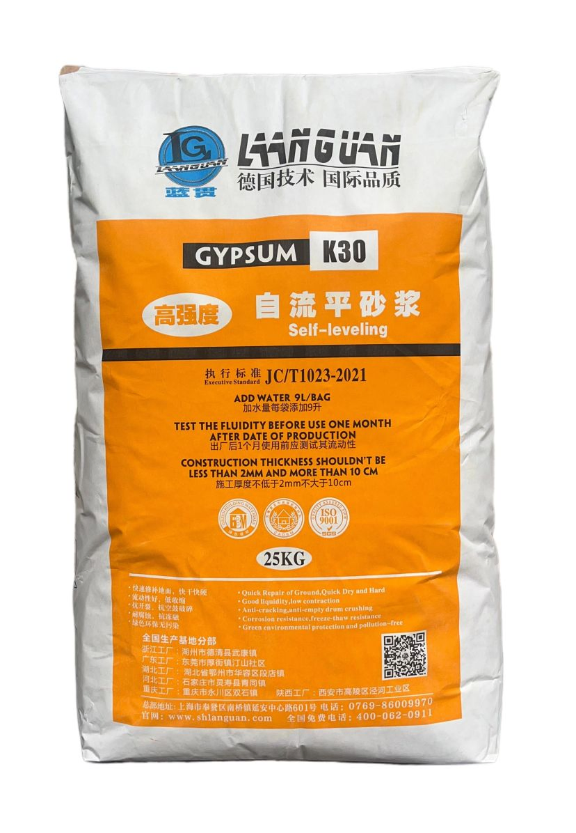 Self-Leveling Gypsum-Based Mortar Suitable for Commercial Office Backfill
