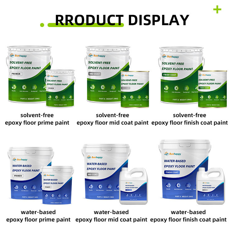 Impact-Resistant Epoxy Floor Paint Concrete Crack Repair Epoxy Flooring Solvent Free Epoxy Floor Coating