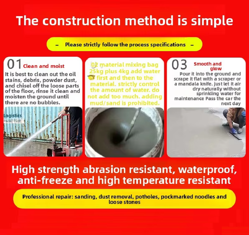 Sy Quick Fix Concrete Patch for Damaged Old Pavements Repair