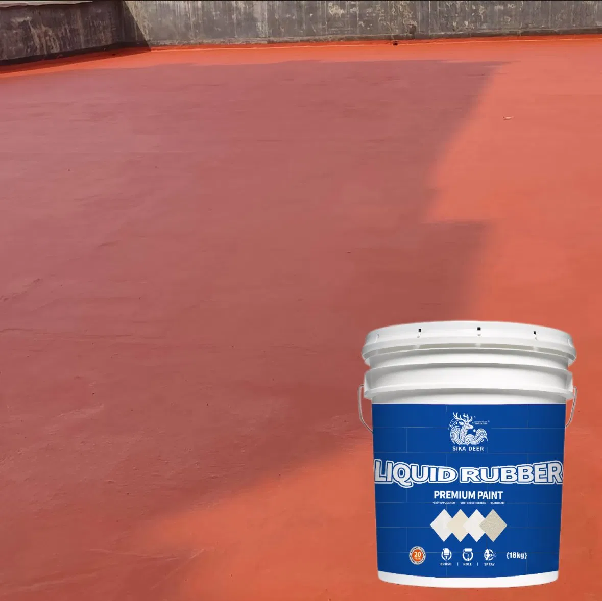 Liquid Rubber Protective Coating for Concrete Repair &amp; Rehabilitation