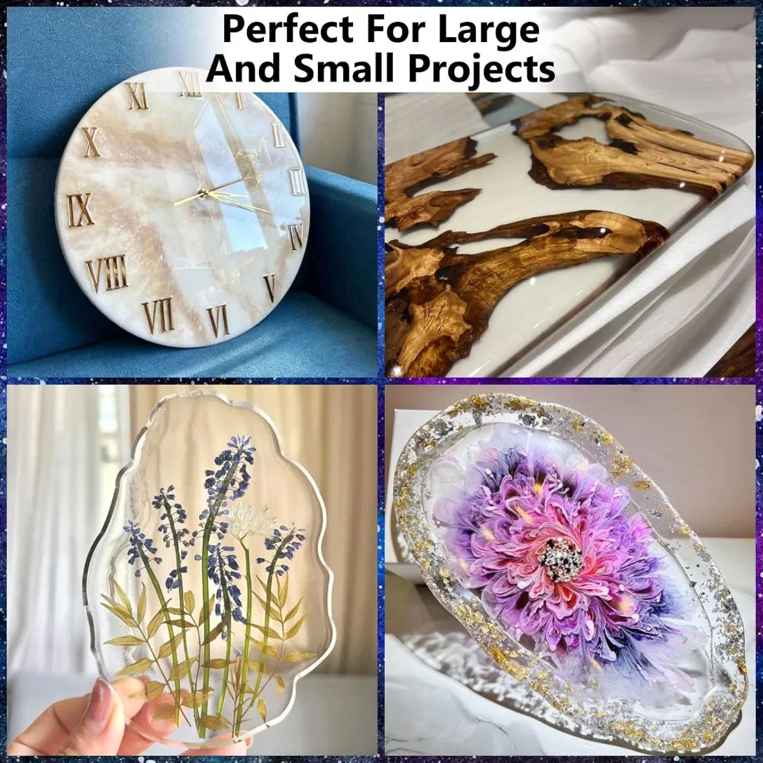 Multi Purpose Non Toxic Epoxy Resin Adhesive for DIY Resin Furniture with Self Leveling