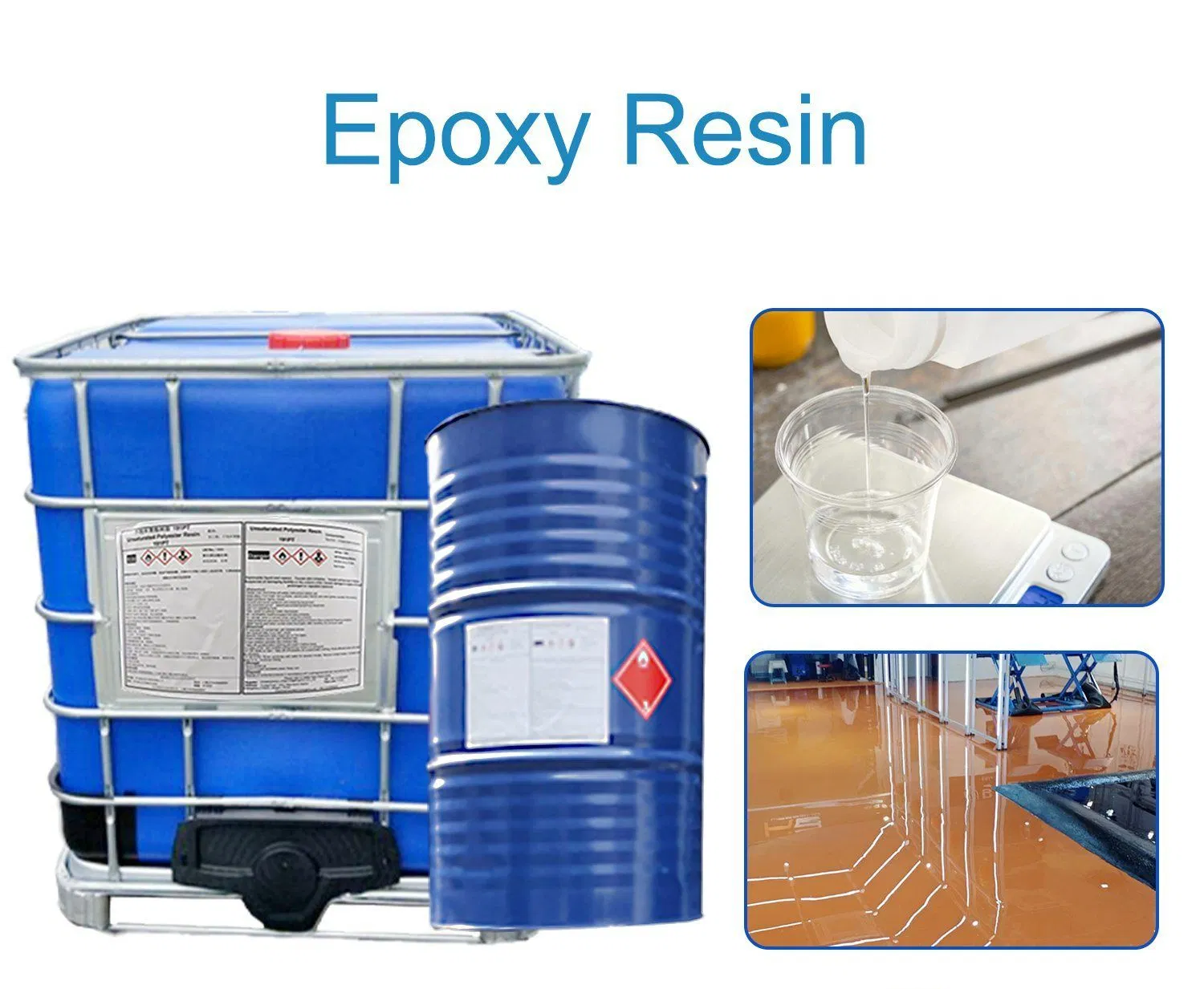 Bisphenol a Type Liquid Epoxy Resin and Hardner for Floor