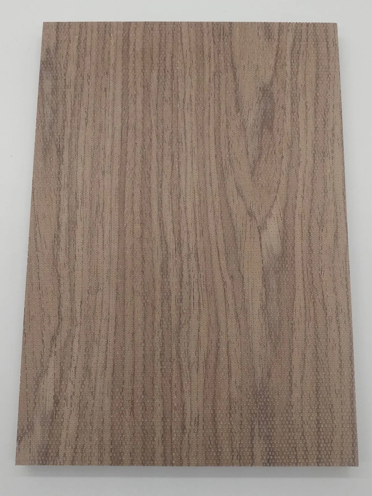 Natural Veneer 2/2/0.4mm Micro Perforated Acoustic Board Interior Wall Soundproofing Building Material