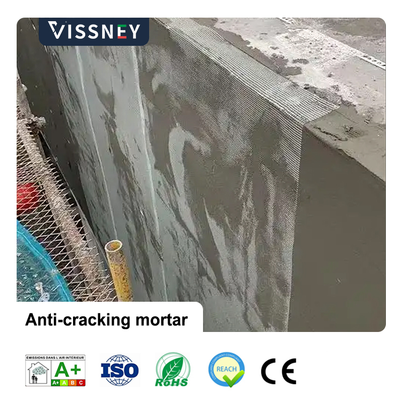 Vissney Advanced Anti Crack Mortar for Seamless Repair of Interior and Exterior Surfaces
