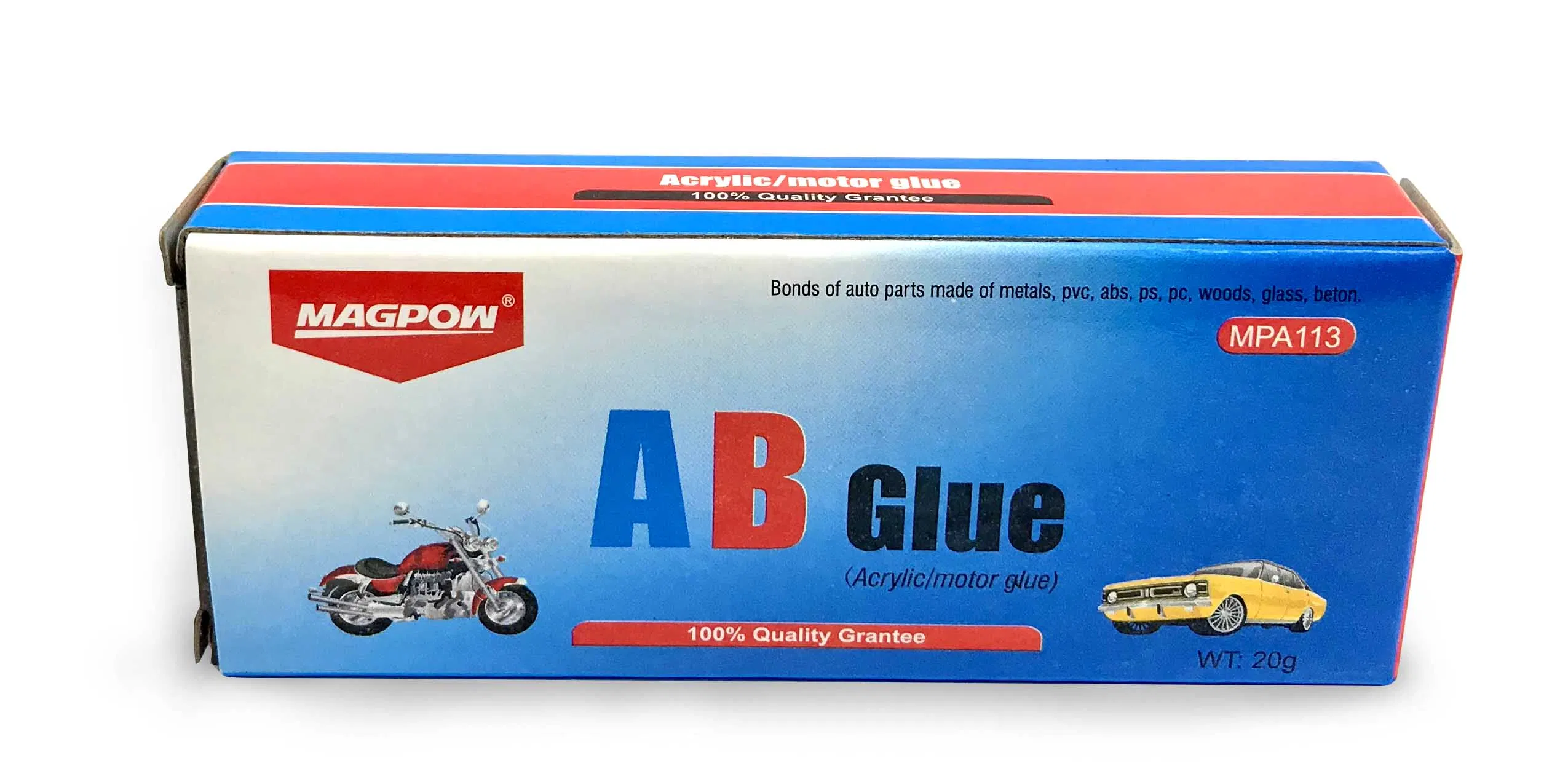 Magpow Fast Curing Modified Acrylic Ab Adhesive Glue for Auto Spare Parts