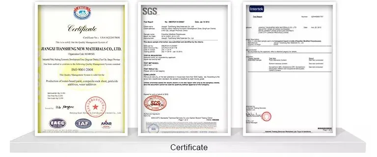 Certificates