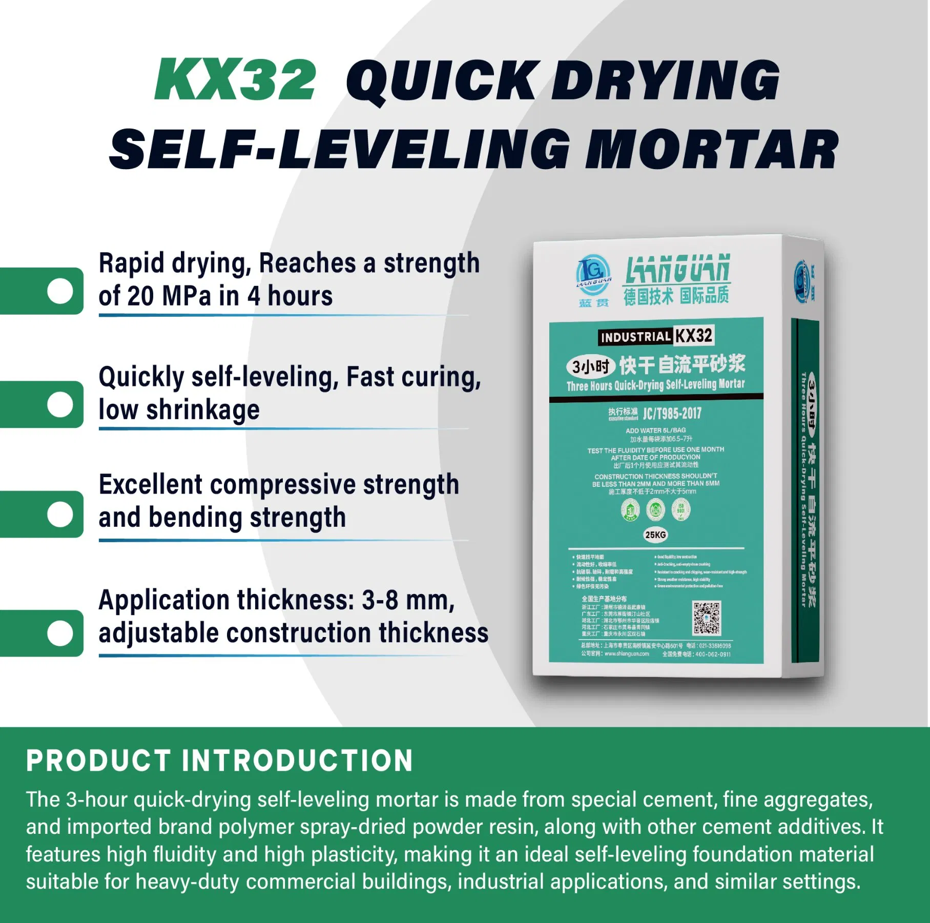 Premium Self-Leveling Mortar for Fast and Reliable Floor Installations