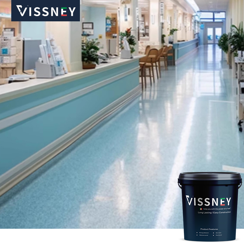 Glossy House Paint Epoxy Floor Coating Self Leveling Flooring Custom Color Commercial-Grade