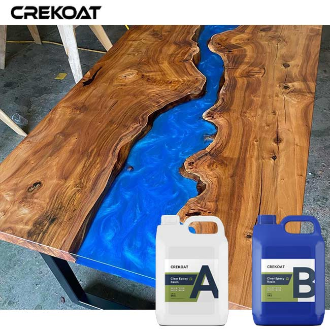 Bubble Free No Yellowing Deep Pour Resin for Casting River Table