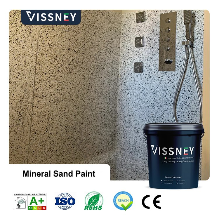 Vissney Epoxy Terrazzo Flooring: Epoxy Resin Grindstone Floor Paint Coating