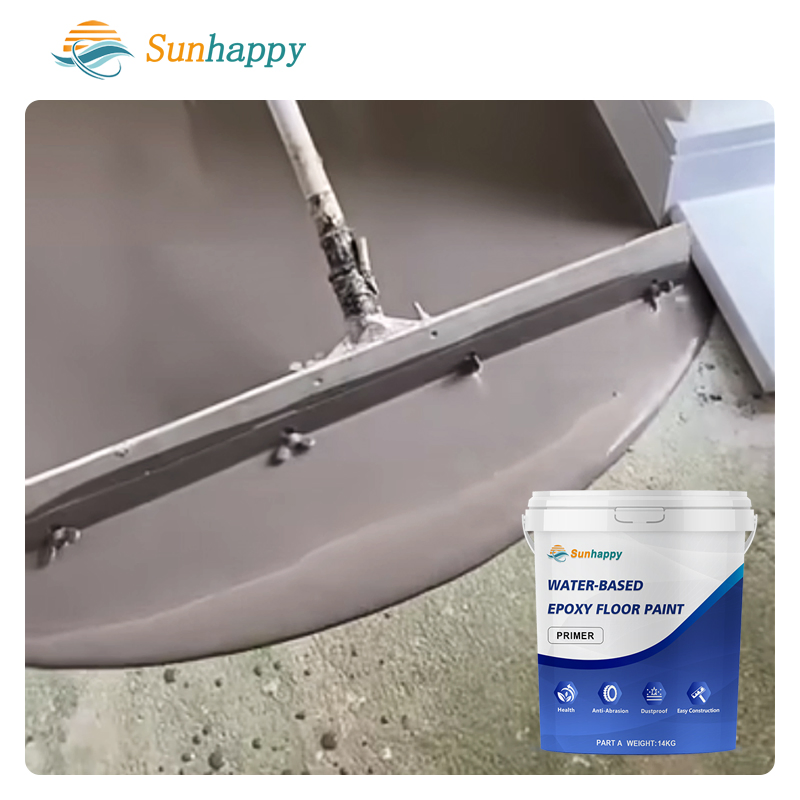 Eco-Friendly Water Based Epoxy Floor Paint Industrial Epoxy Resin Warehouse Garage Concrete Epoxy Floor Coating
