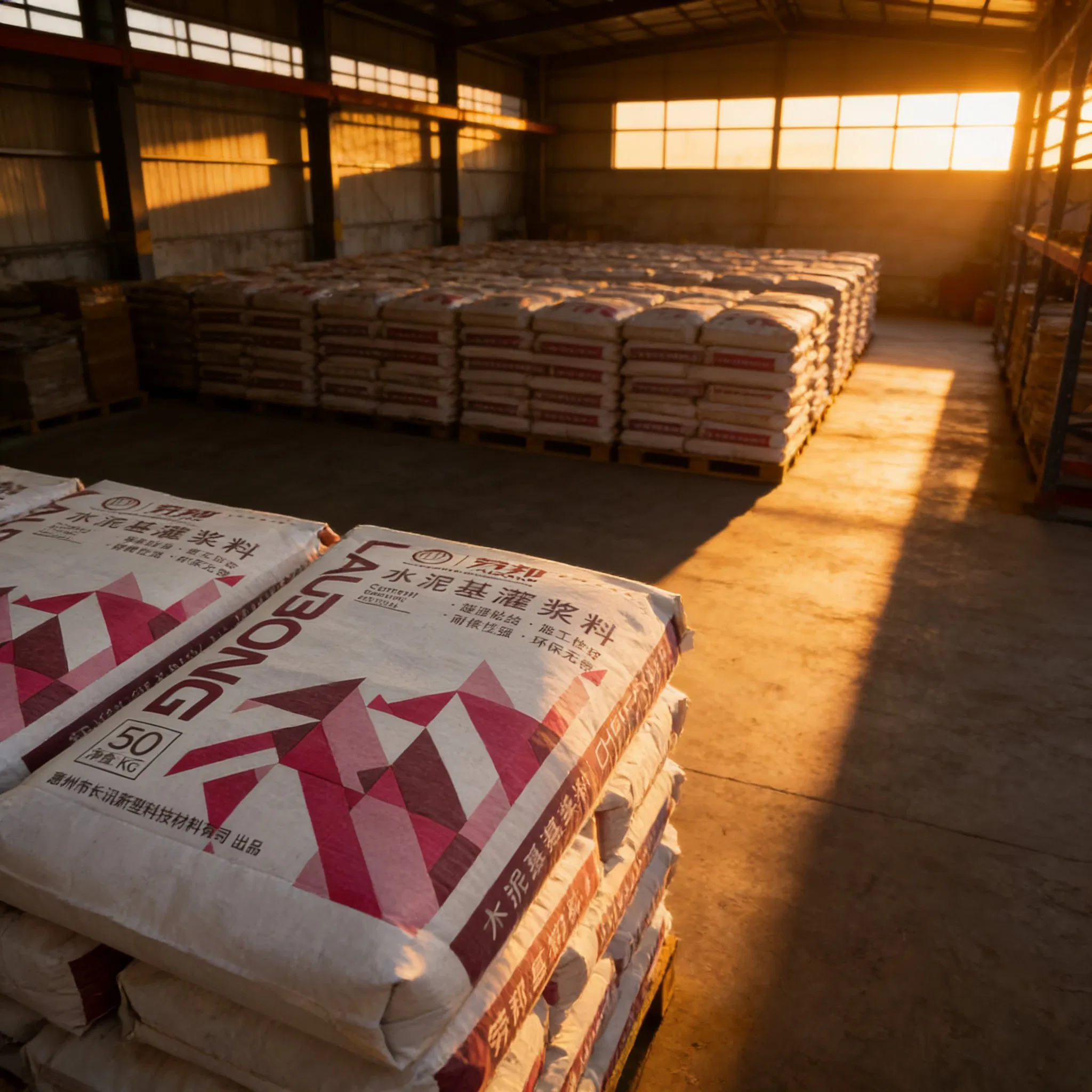 Non-Shrink Cement Grout for Heavy Machinery Installation