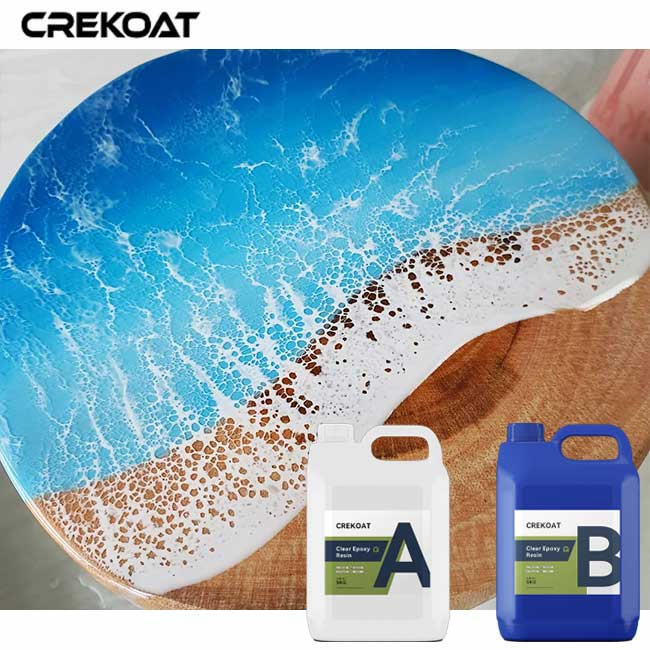 Bubble Free No Yellowing Deep Pour Resin for Casting River Table