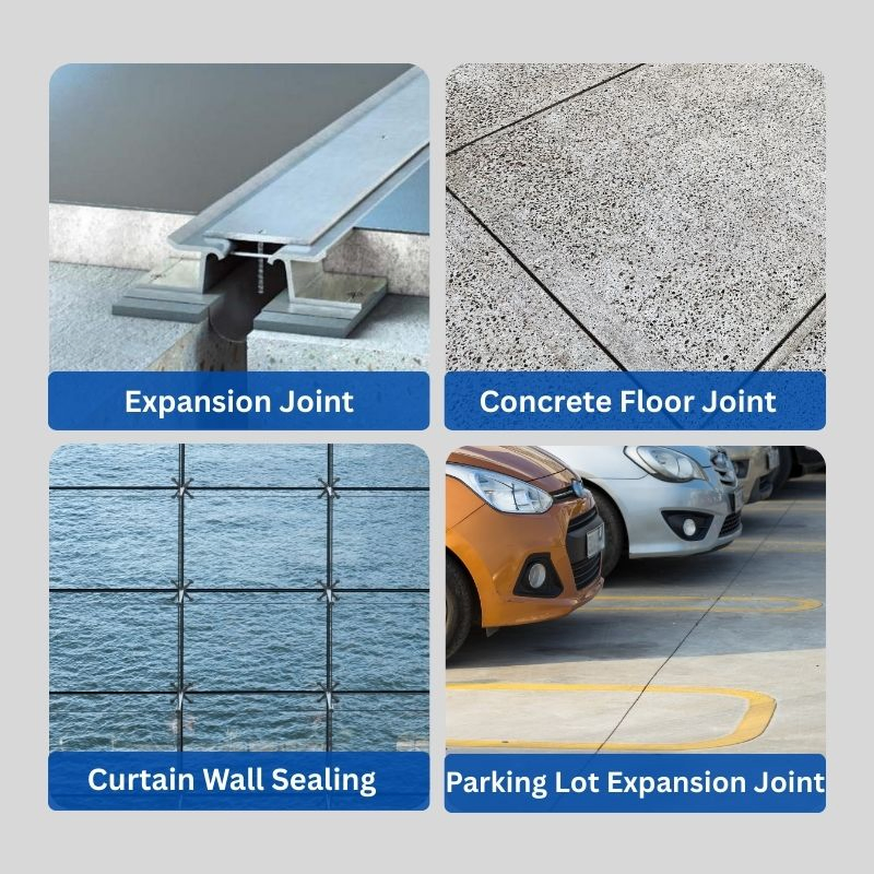 Topsen 540 - Medium Modulus One-Component, for Door/Window Sealing, Concrete Crack Repair Polyurethane Sealant