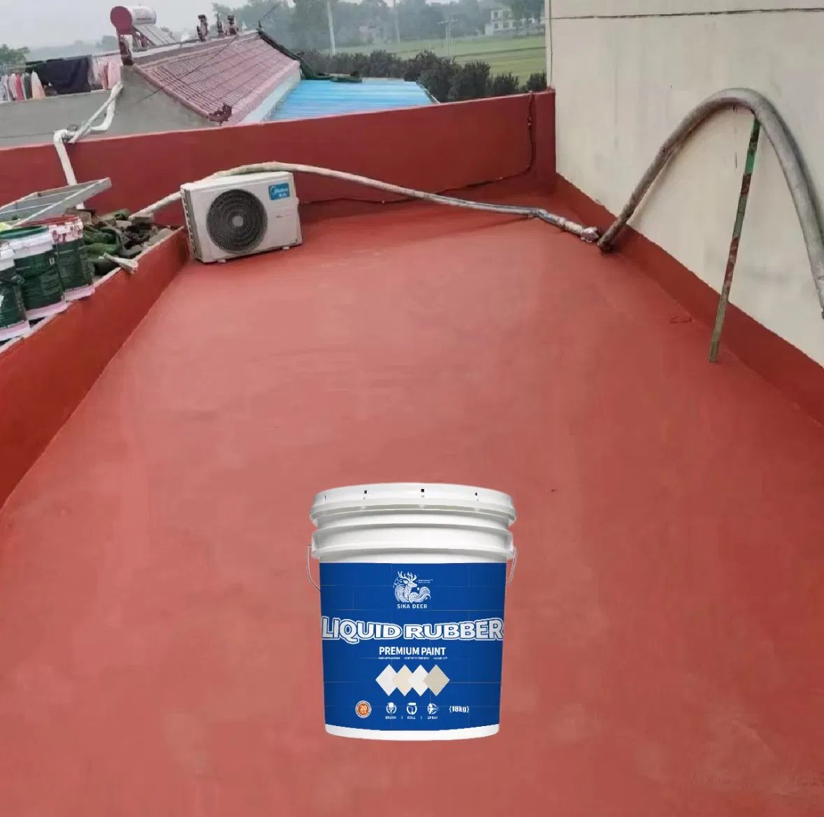 Self-Adhesive Liquid Rubber Waterproof Coating Sheet