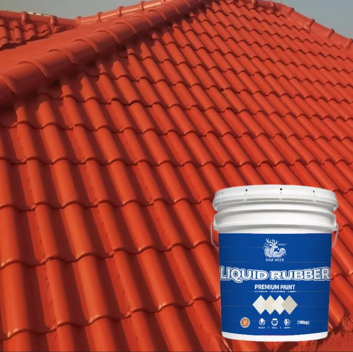 Liquid Rubber Protective Coating for Concrete Repair &amp; Rehabilitation