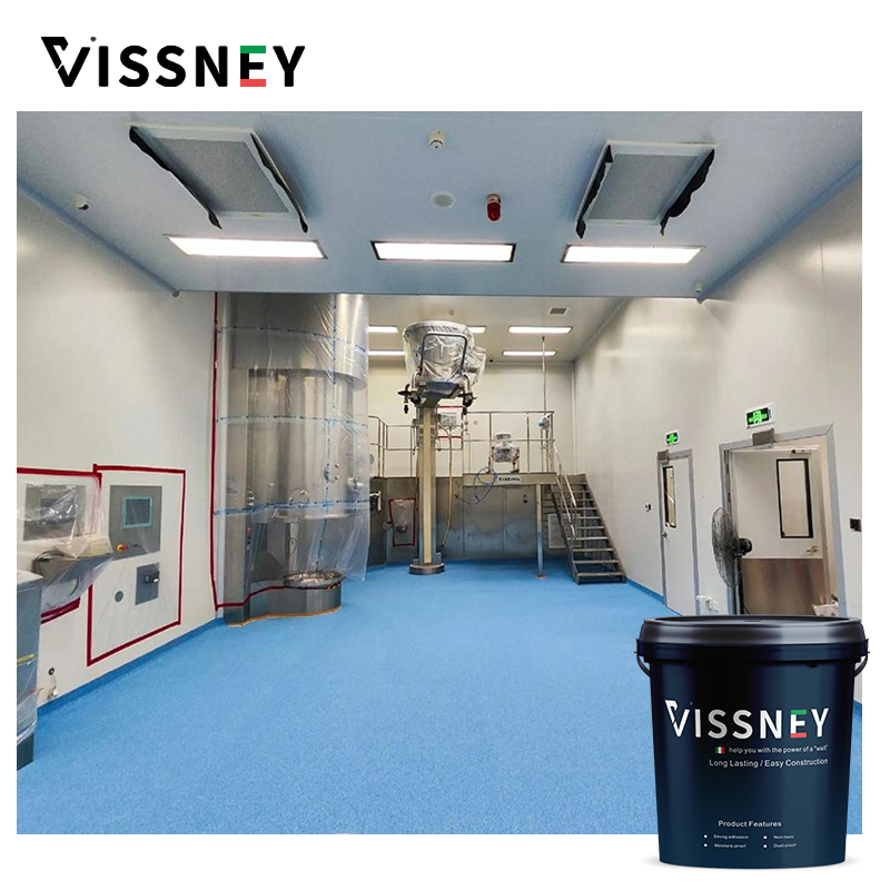 Chemical Resistant Indoor Paint Epoxy Floor Coating Self Leveling Flooring Smooth Finish