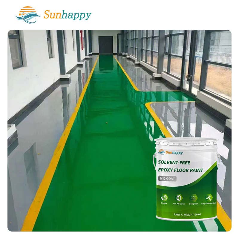 Impact-Resistant Epoxy Floor Paint Concrete Crack Repair Epoxy Flooring Solvent Free Epoxy Floor Coating