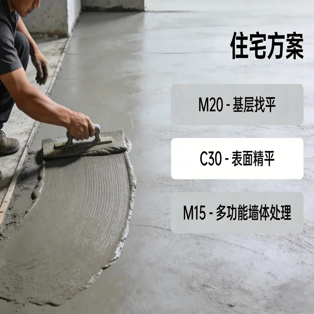 High-Performance GB/T Certified Lightweight Dry-Mix Mortar for Residential Applications