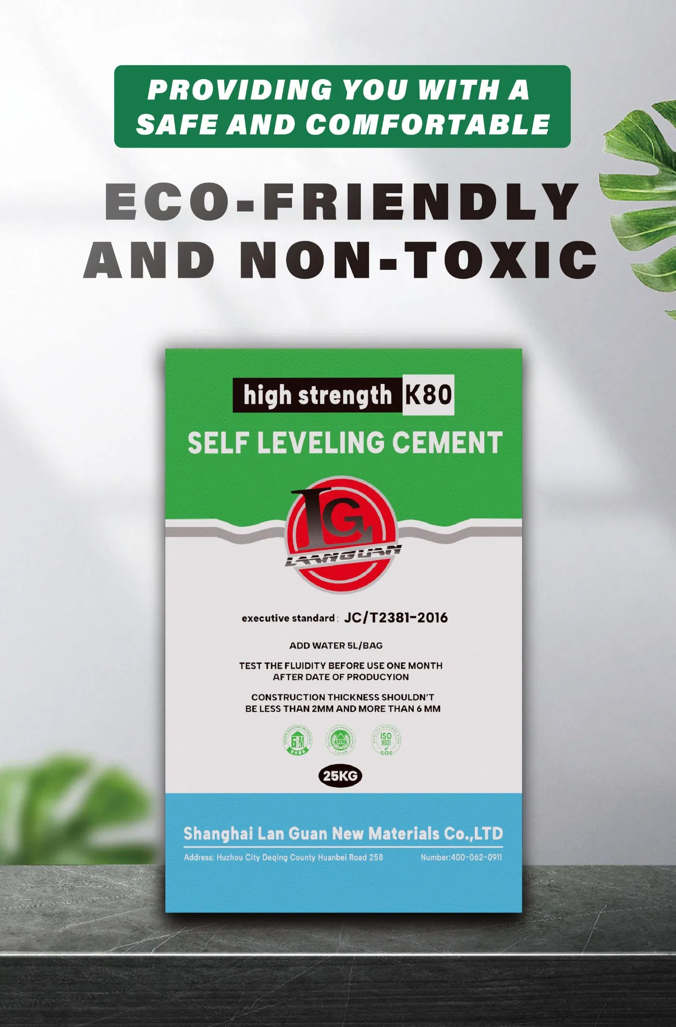 High Strength Self Levelling Cement for Quick Floor Repairs