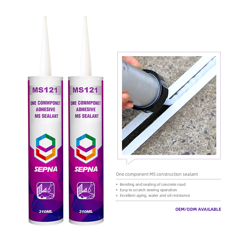 310ml Plastic Tube Ms Sealant Solvent Free One Component Ms Polymer Sealant Precast Concrete Caulk