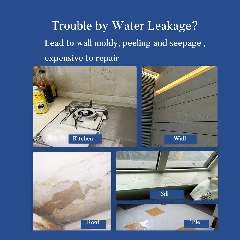 Eco-Clean High Elastic Liquid Rubber Coating Concrete Waterproof Material Super Waterproof Agent